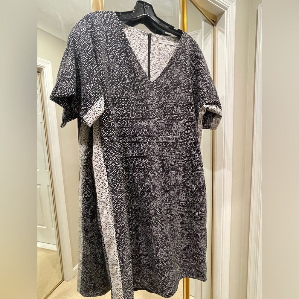 Gerard Darel dress, black/white, sz 46/14